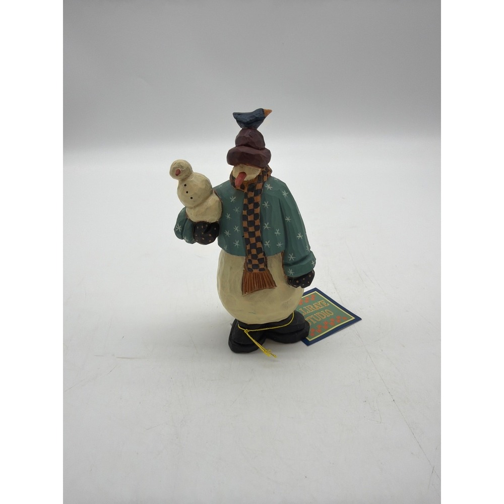 Williraye Studio Collectables snowman‎ holding small Snowman